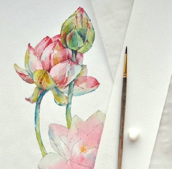 花的另一种美：艺术家笔尖上的花儿