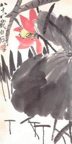 国画荷花：高清图欣赏