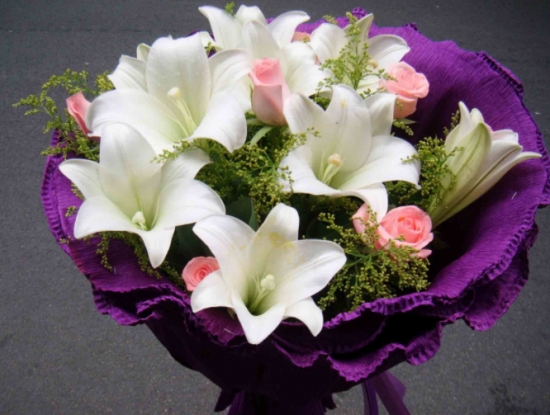 百合花 百合花适合送什么人:送母亲,送恋人或者亲密的朋友都可以