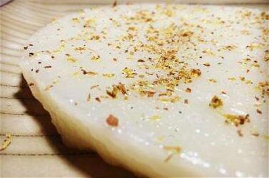 农村超简单桂花糕做法,五步做完香味扑鼻