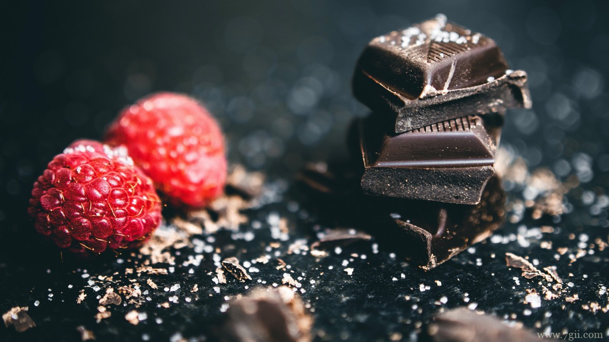 香甜可口的树莓图片