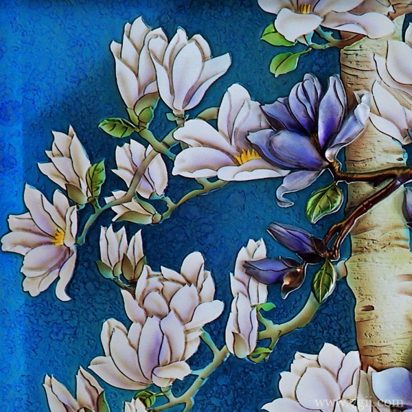 清新花卉树木电脑桌面背景图片